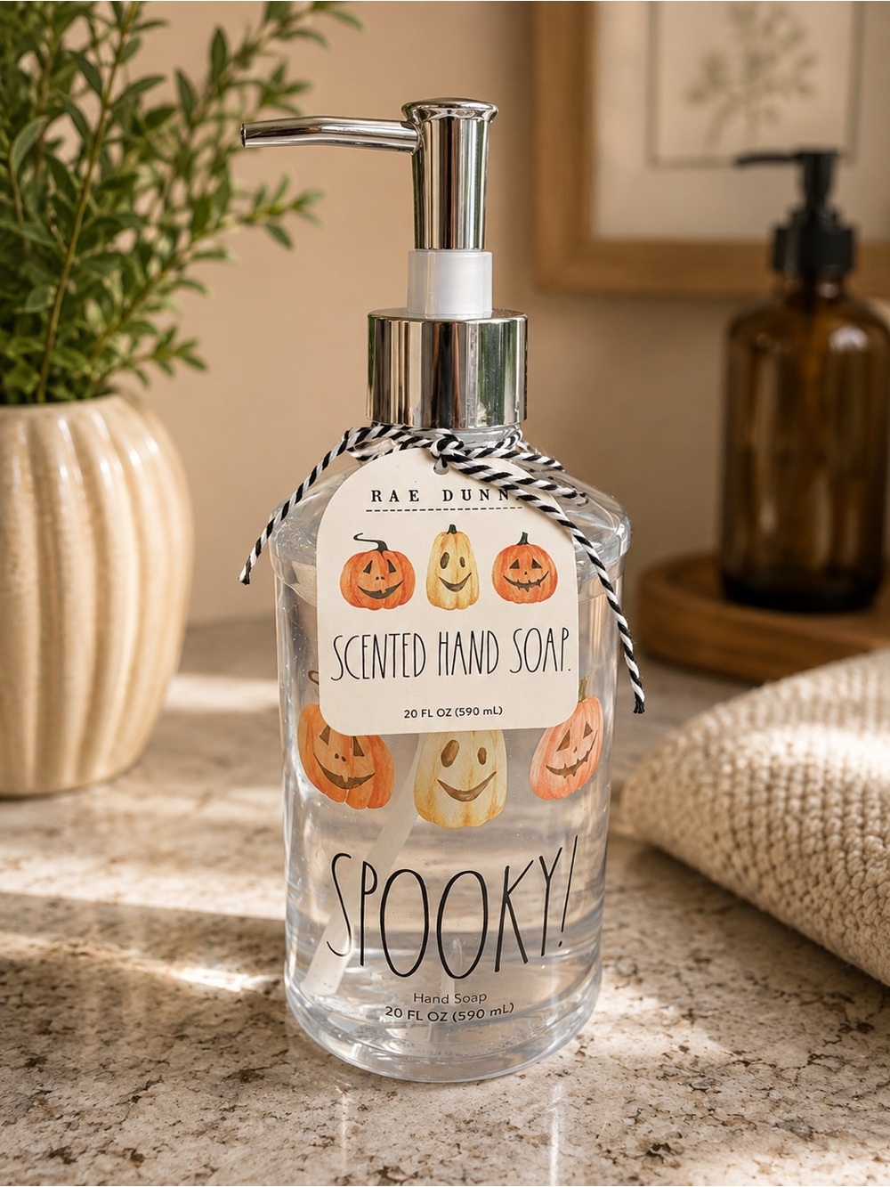 Rae Dunn Spooky Pumpkin Scented Hand Soap